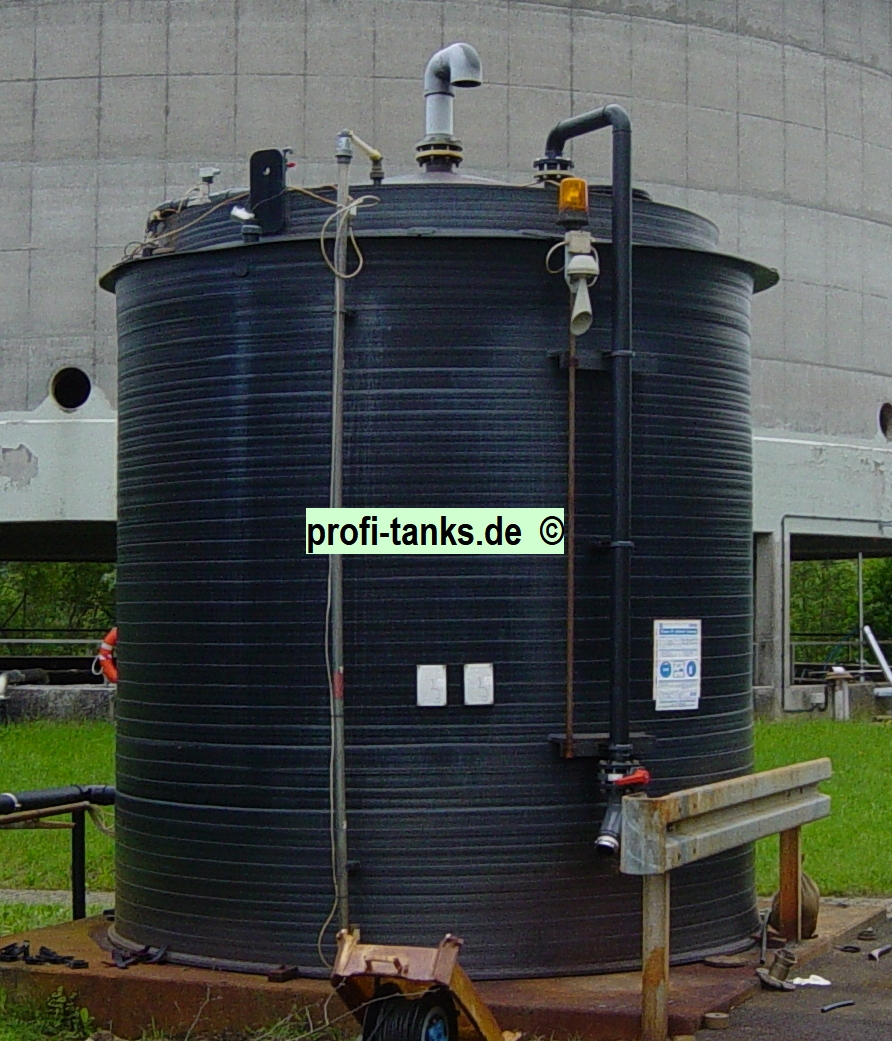 P470 - gebrauchter ca. 25 m³ / 25.000 Liter PEHD-Tank, Kunststofftank, doppelwandig, AHL/ASL-Tank.